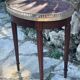 Small Louis XVI style mahogany hot water bottle table from the 19th century