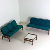 Rare mid-century sitting corner by Georges van Rijck, 1960s Belgium