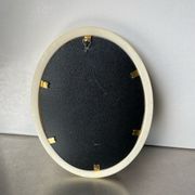 Vintage oval bakelite frame 18 cm x 14 cm  convex glass