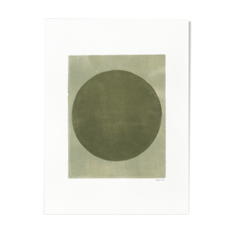 Painting on paper 30x40cm illustration dated and signed without frame M215