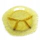 Modernist appetiser platter, yellow glass, designed by J. S. Drost, Poland, 1970s