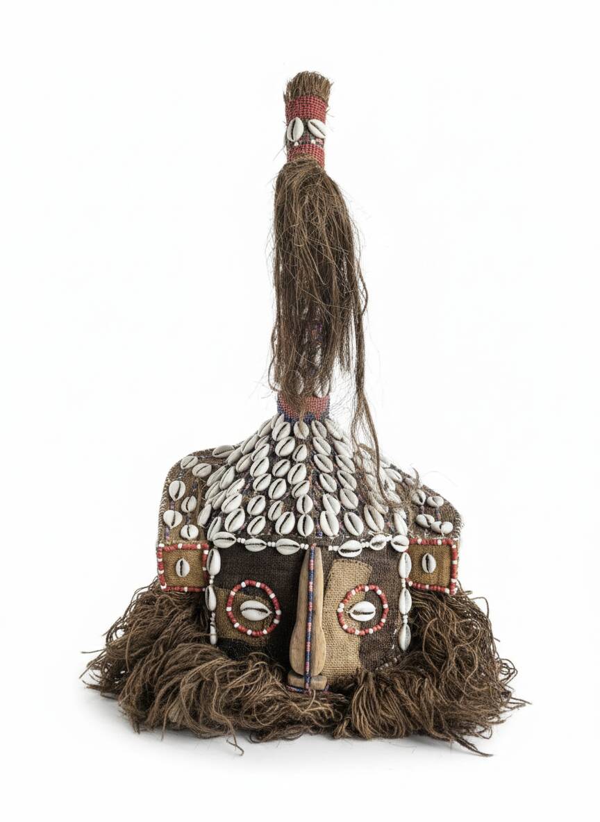 Kuba mask from the Democratic Republic of the Congo