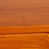 Vintage solid elm chest of drawers, 1980