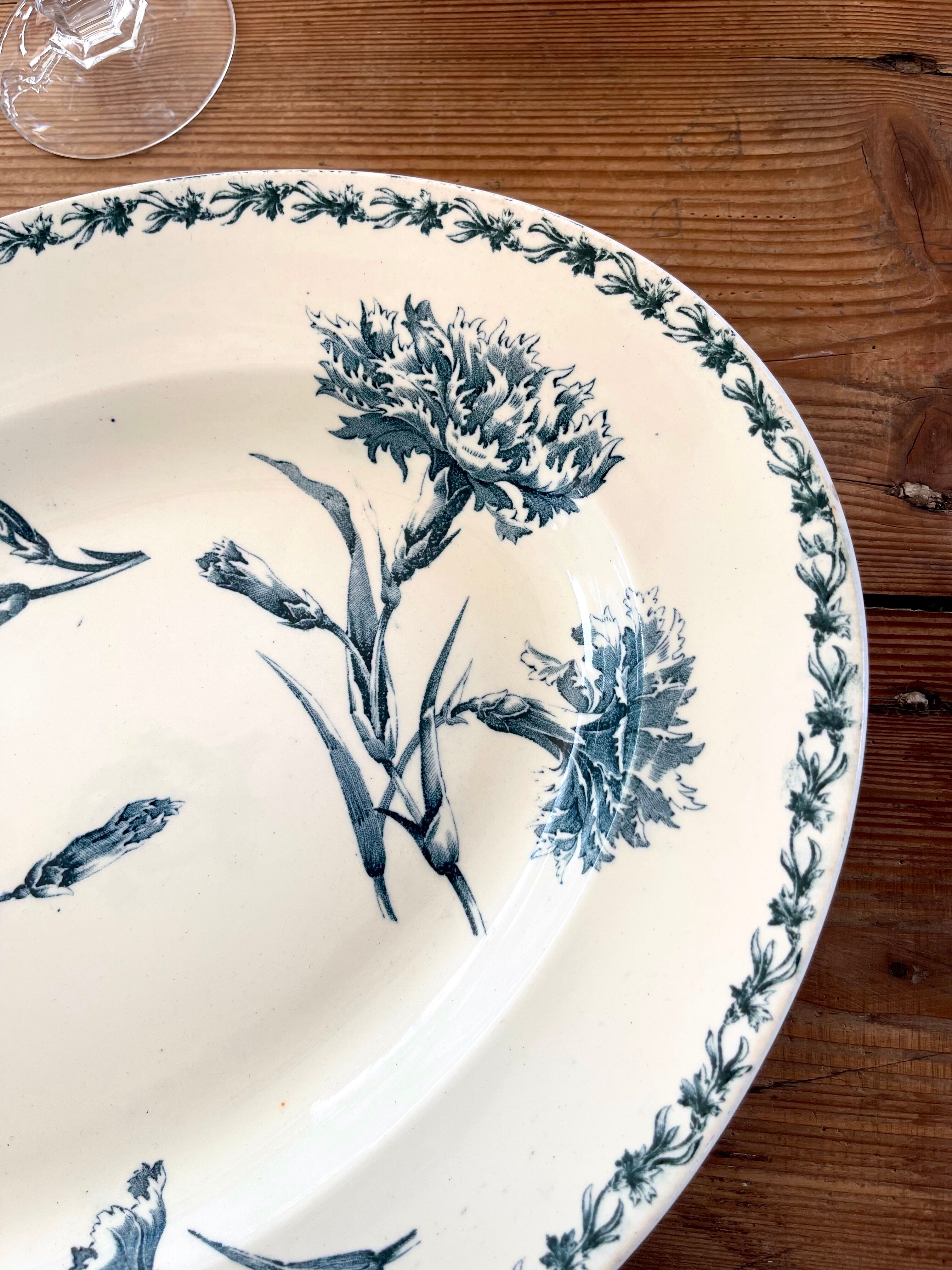 Oval flat Iron Earth