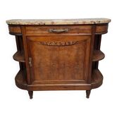 Buffet Art Déco en noyer et marbre brèche – Vers 1930