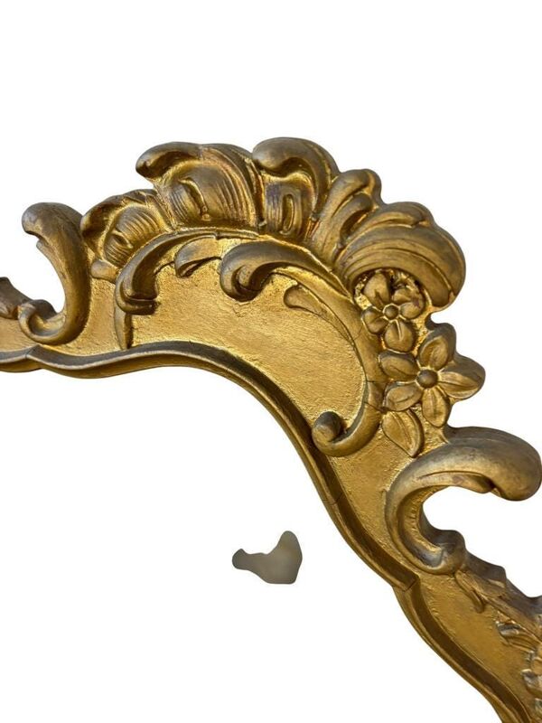 Miroir baroque doré vintage / miroir mural