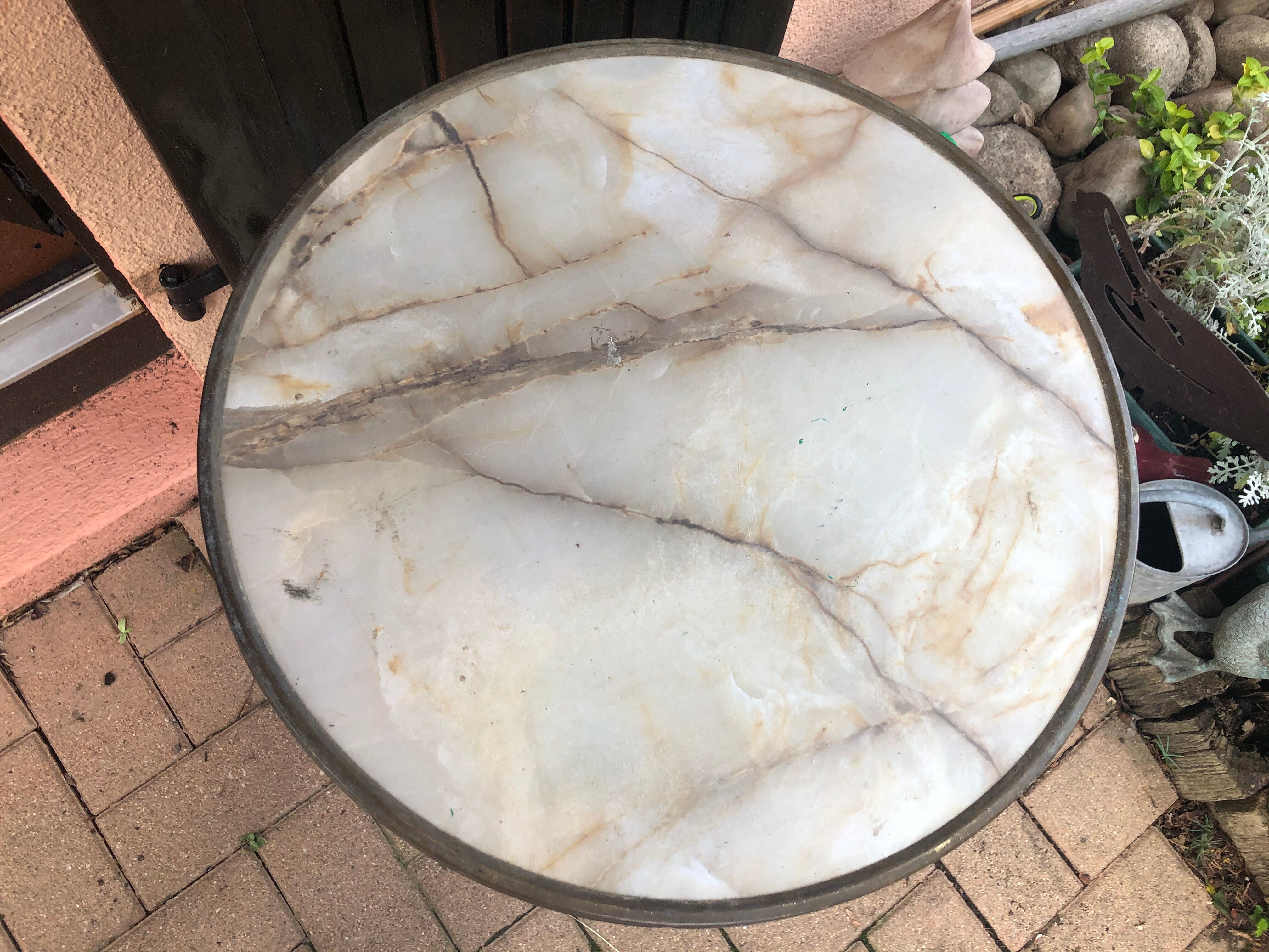 Old bistro table