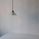 Vintage Art Deco Revival Pendant light glass brass
