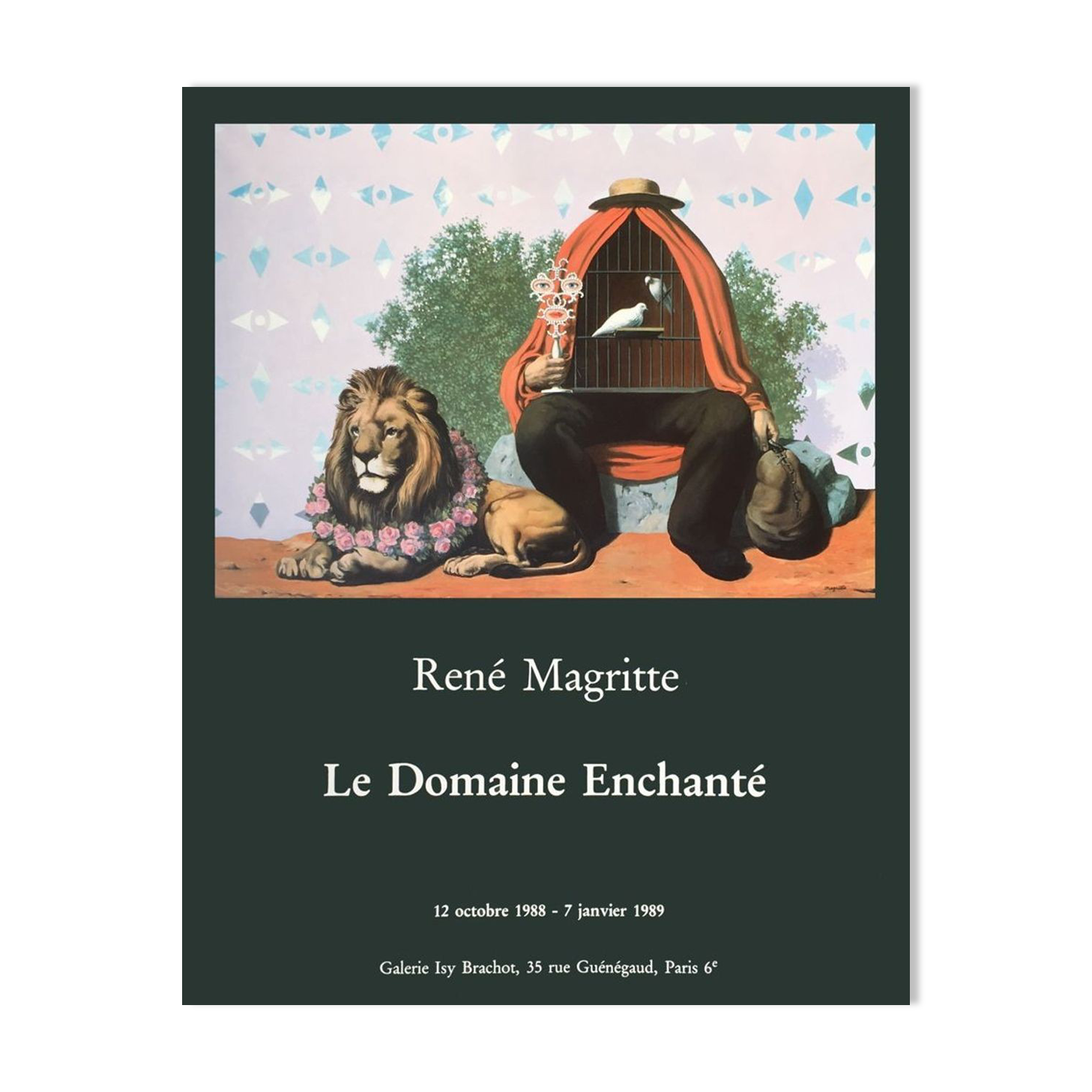 Affiche René Magritte 1989
