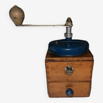 Peugeot vintage blue coffee grinder