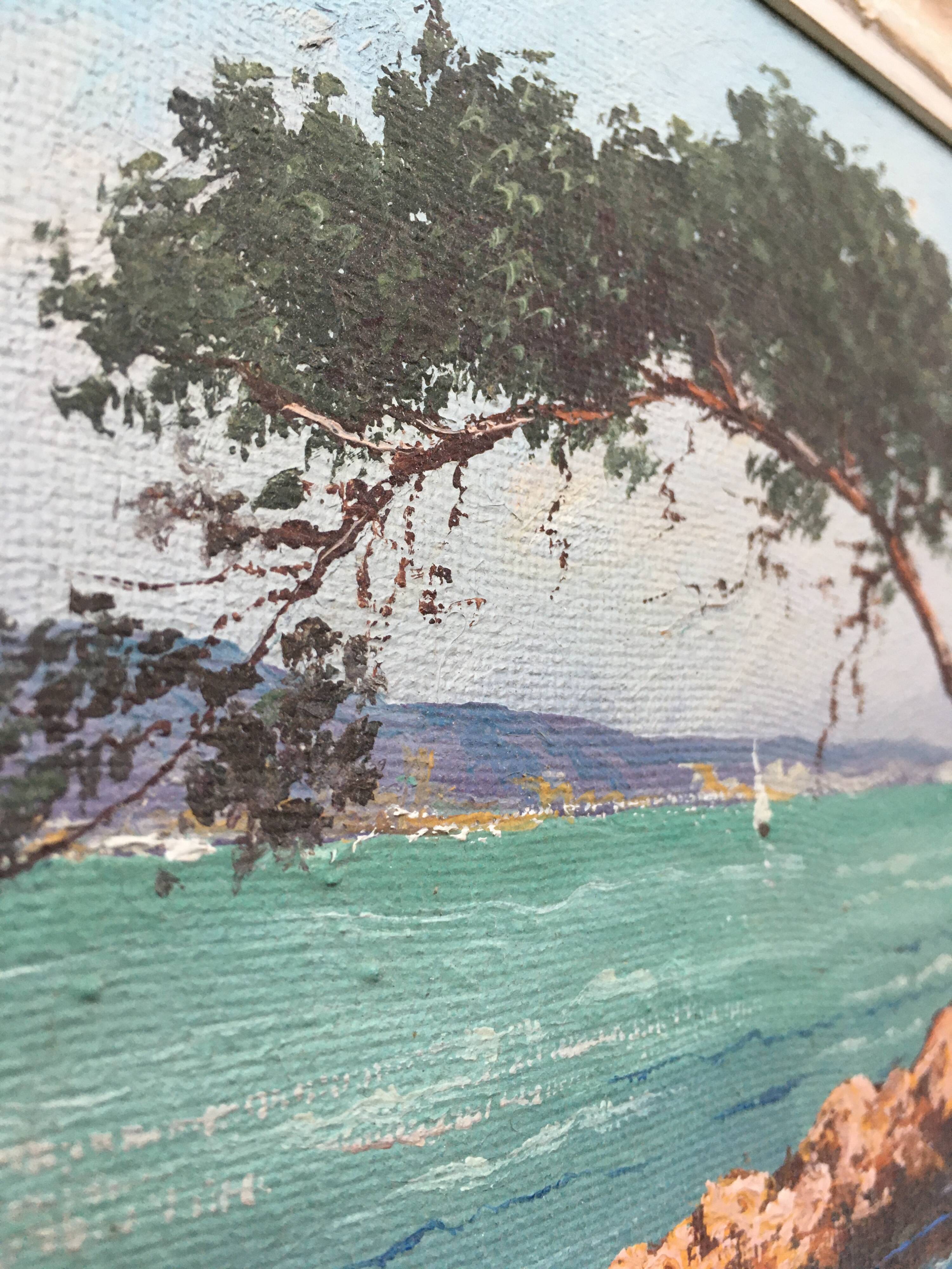 Painting / canvas / painting Ch. Reinhard - Good condition