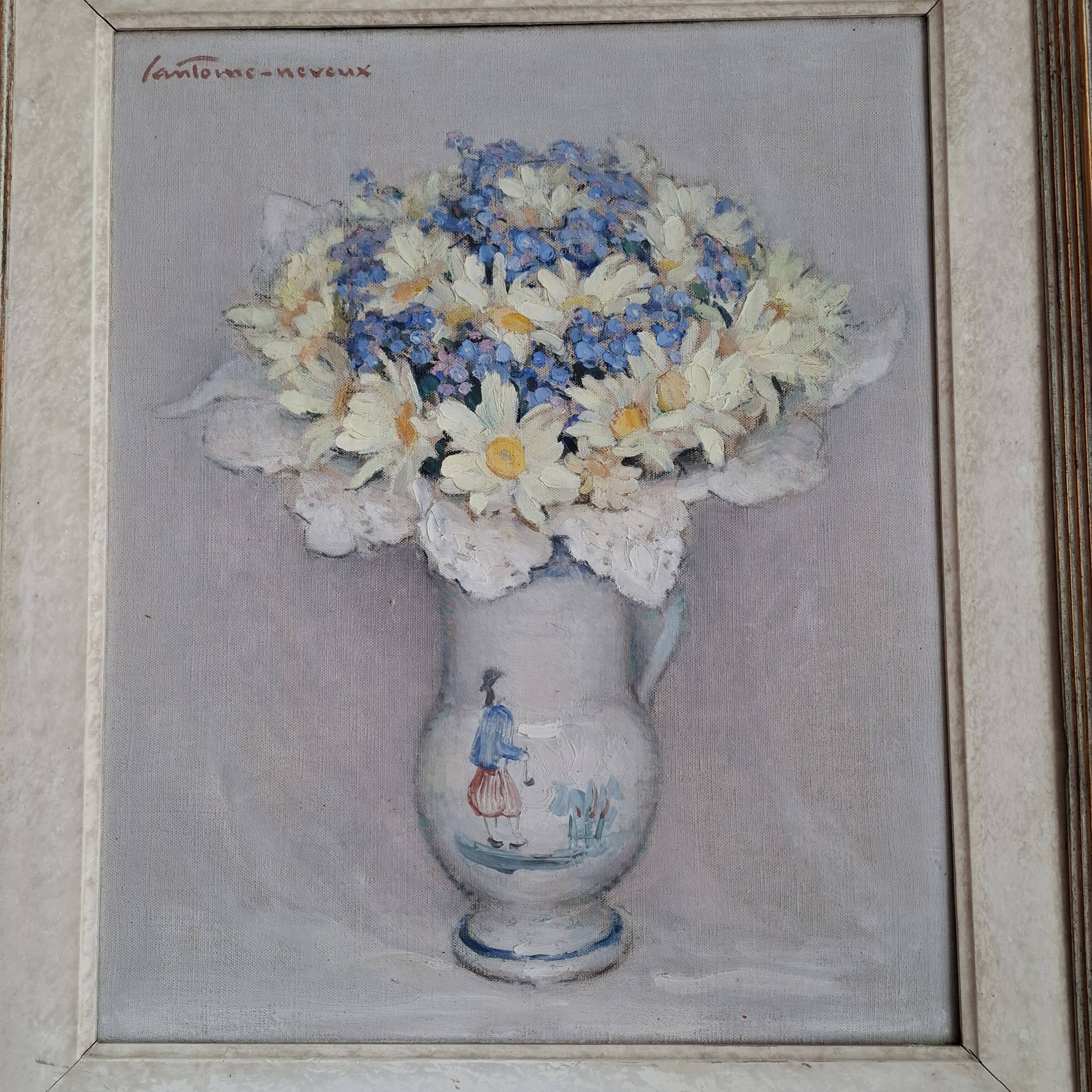 Oil on canvas by Germaine Lantoine-Neveux (1892-1978)