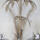 Pair of chrome style 1970s bamboo Palm