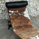 Lounge chair LC4 Cassina by Charlotte Perriand, Le Corbusier and Pierre Jeanneret Vintage 1960s