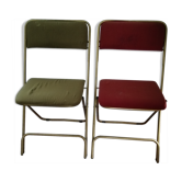 Pair folding chairs "Lafuma"
