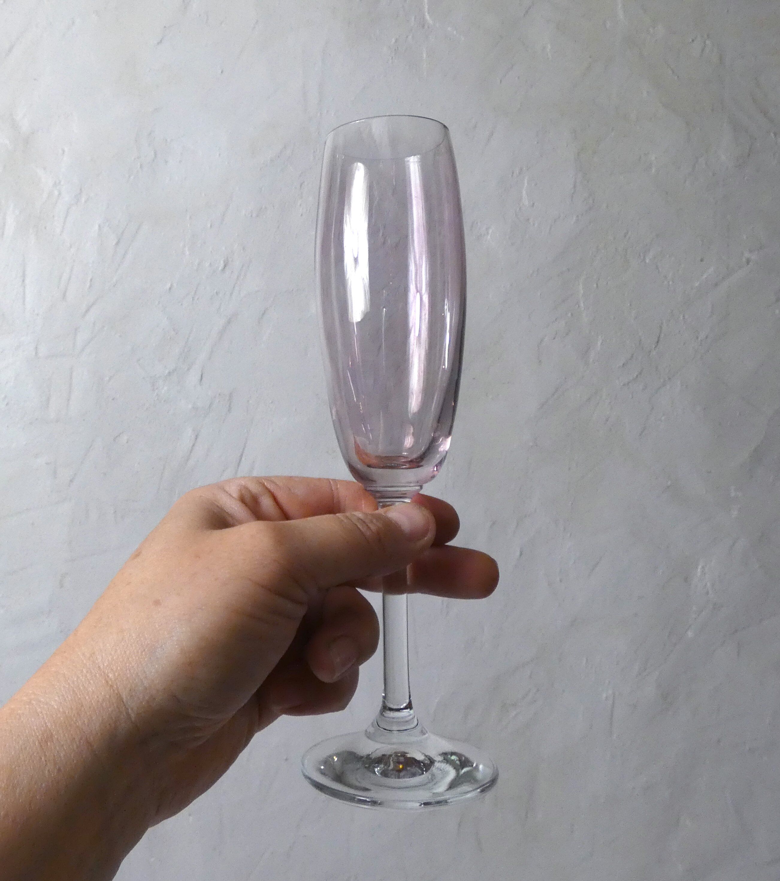 17 amethyst crystal glass goblets