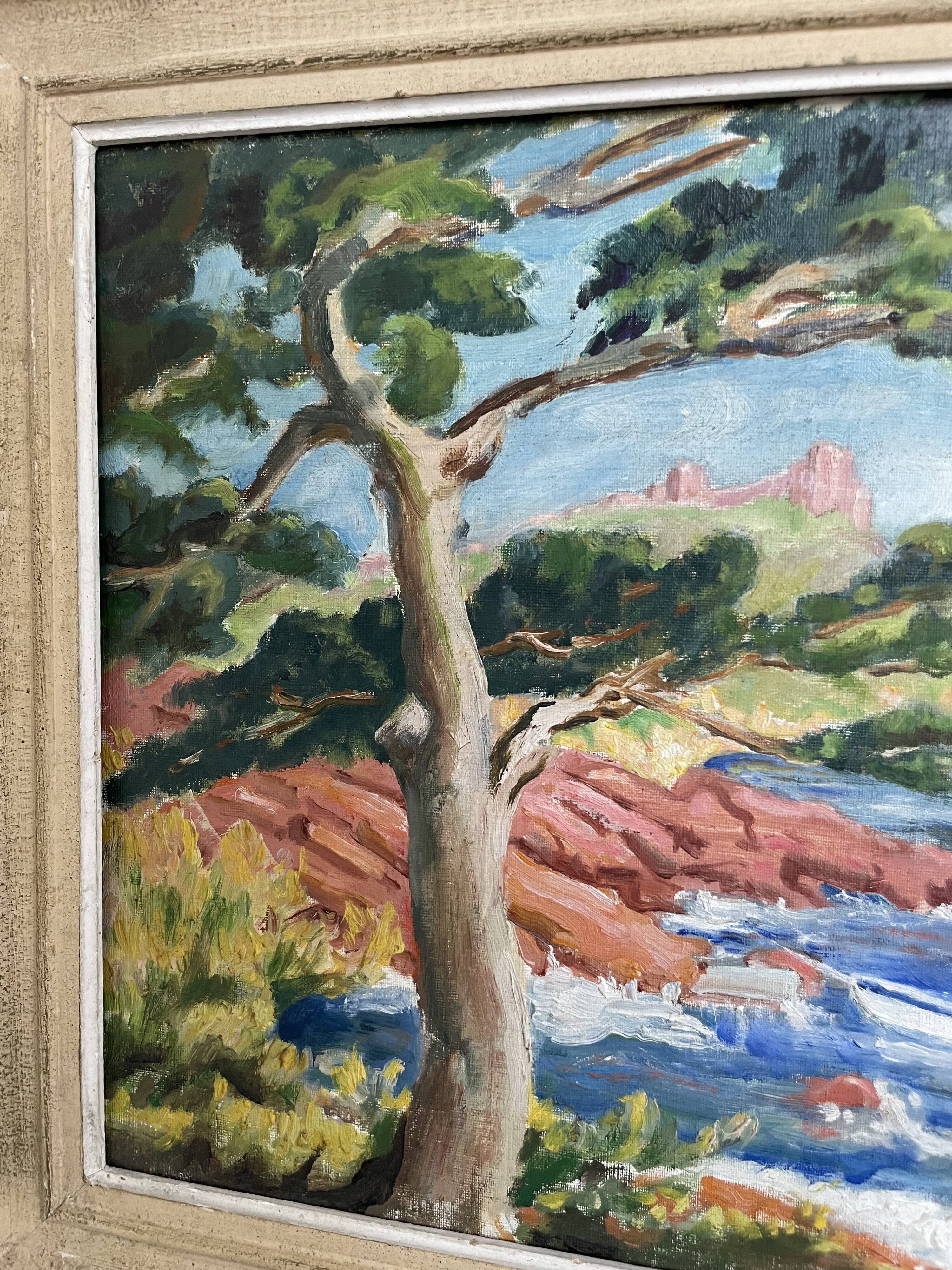 Oil painting Saint Raphael Gus Buffa