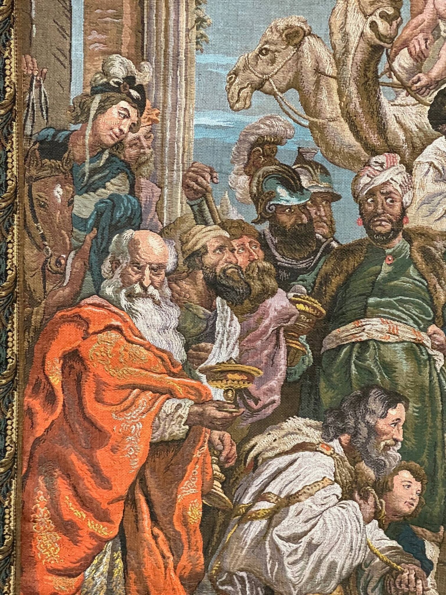Tapestry based on the painting “The Adoration of the Magi” by Peter Paul Rubens