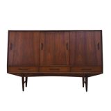 Buffet haut en teck, design danois, années 1960, production : Danemark