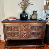 Commode ancienne en bois massif