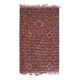 1970s Vintage Turkish Oushak Handmade Wool Cotton Red Area Rug 182x288
