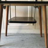 Two-plated formica side table