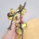 Brass 3-light centerpiece candle holder