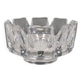 Coupe, bol en verre par Lars Hellsten pour Orrefors Suède, années 1980