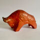 Fat Lava Pottery Bull,  Germany 1970s