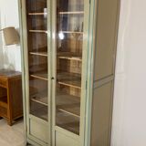 Glass-glazed Parisian wardrobe 1950