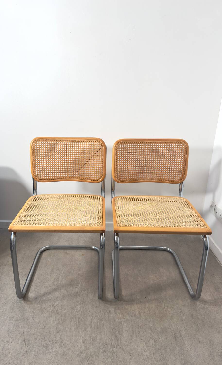 Paire de chaises Marcel  Breuer Made in Italy - b32 - Cesca