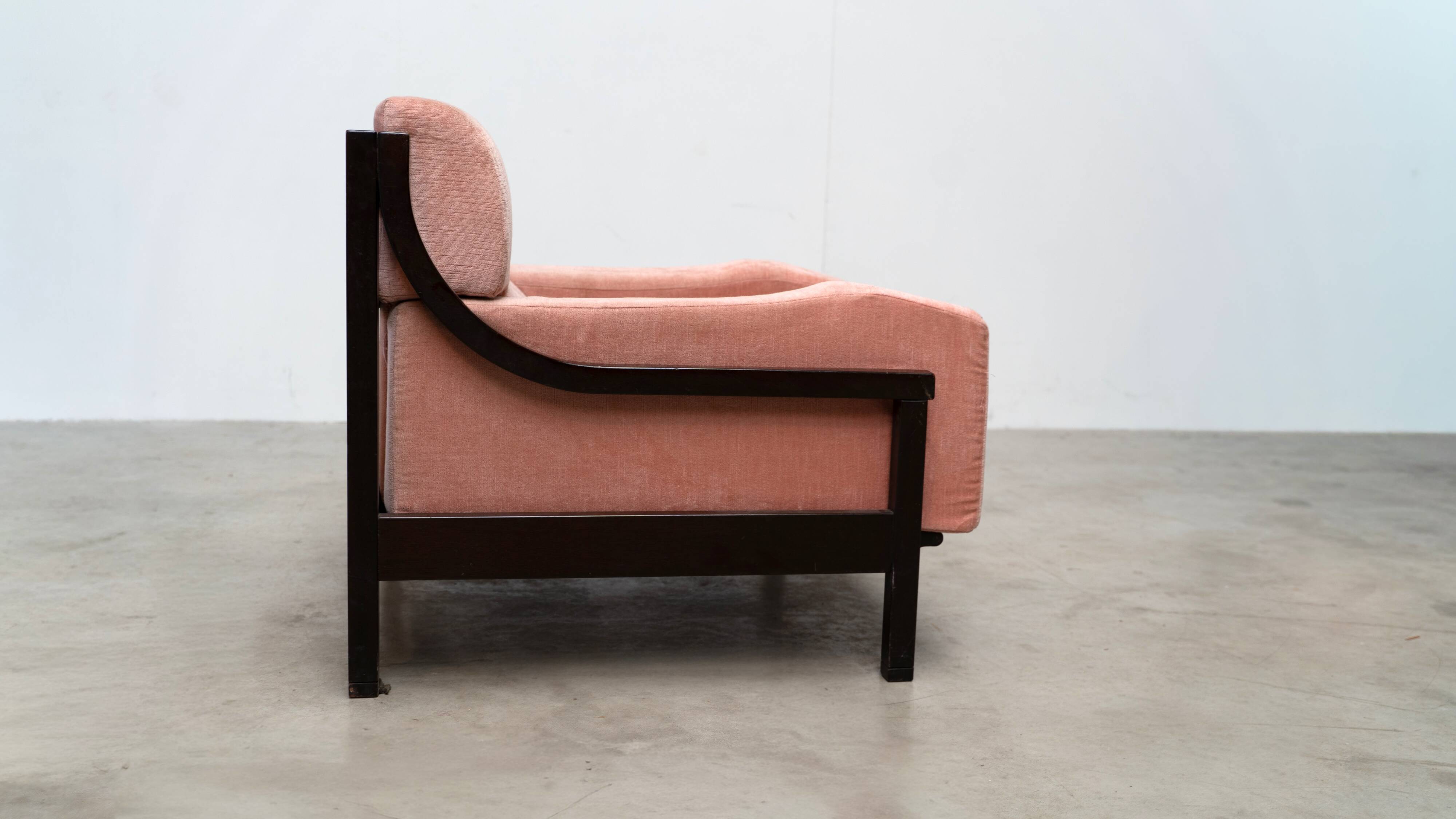 Ensemble de deux fauteuils lounge italiens
