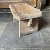 Rustic low stool