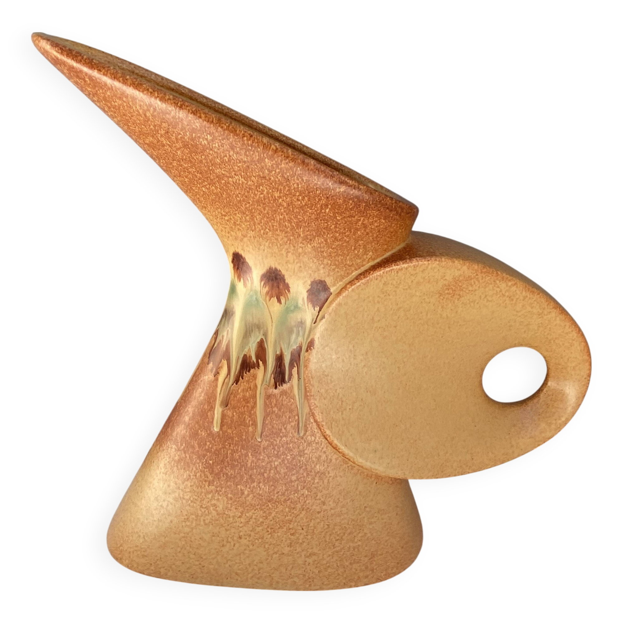 Bertoncello ceramic vase, Italy, 1960s