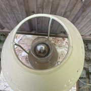 Lampe à poser vintage en céramique blanche