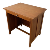 1950s vintage children's desk in light oak