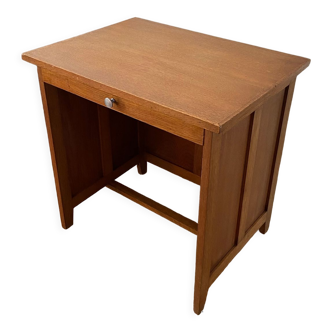 1950 vintage children's desk in blond oak