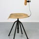 Vintage industial swivel chair 1950s