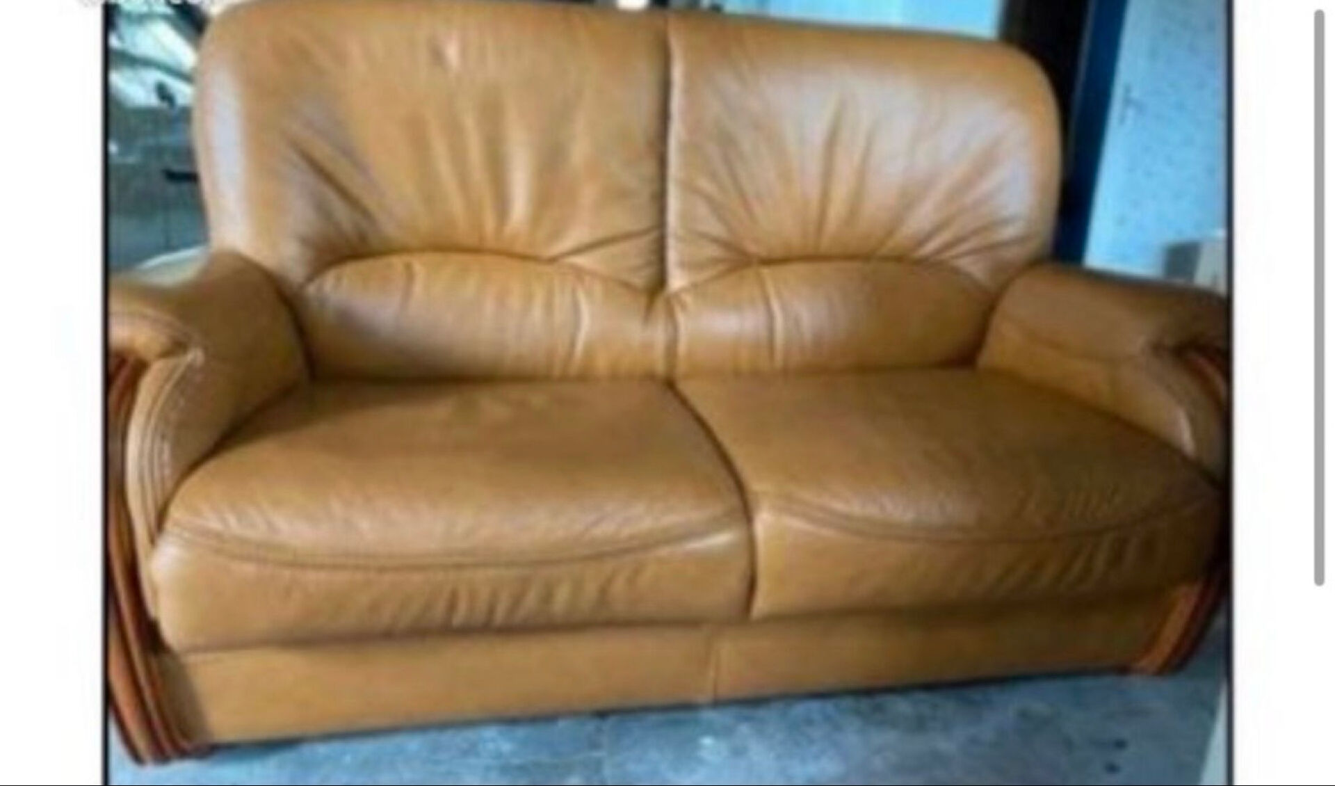 Leather sofa