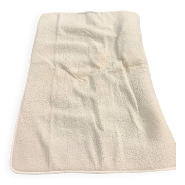 Vintage bedspread made of real sheep wool