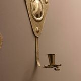Pair Of Mid Century Swedish Brass Sconces