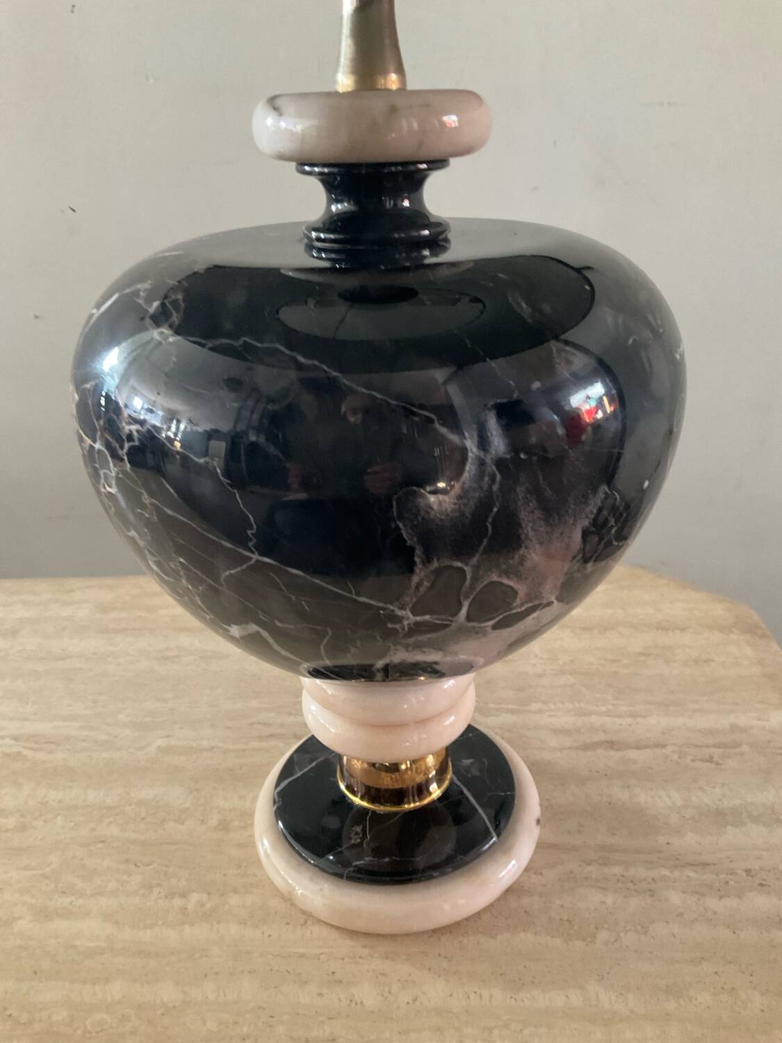 1970s marble lamp