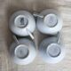 4 vintage ironstone coffee cups in sky blue – Digoin