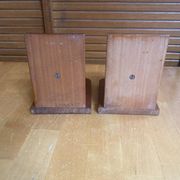 Pair of Vintage Art Deco Wooden Bookends Made in France #E068