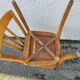Pair of monobloc bistro chairs