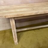 Table de ferme bois brut