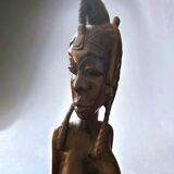 Bust of an African woman in ebony