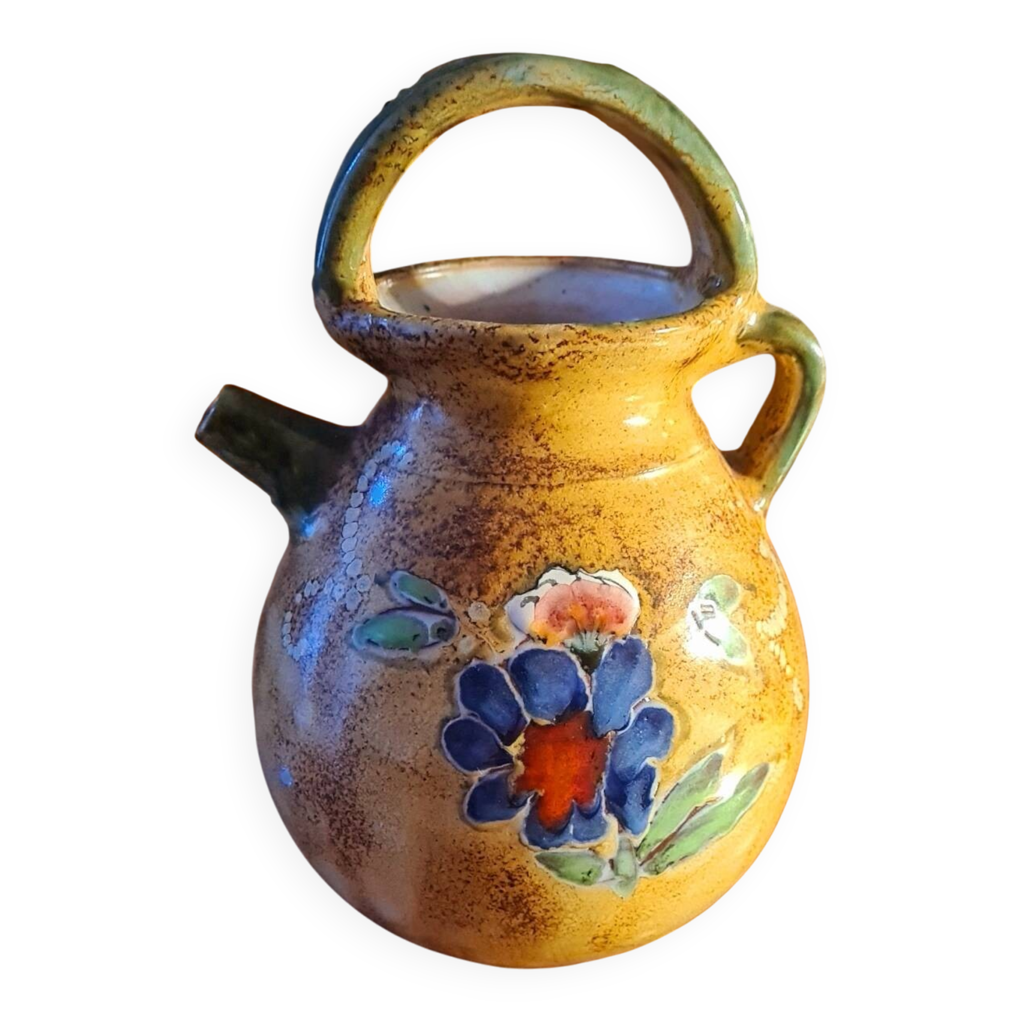 Ceramic jug signed Francis (Vallauris)