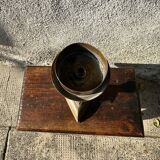 Ancient altar candle holder, bronze candle spike.