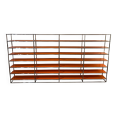 Modular shelf USM Haller – 1970s – orange – XXL size